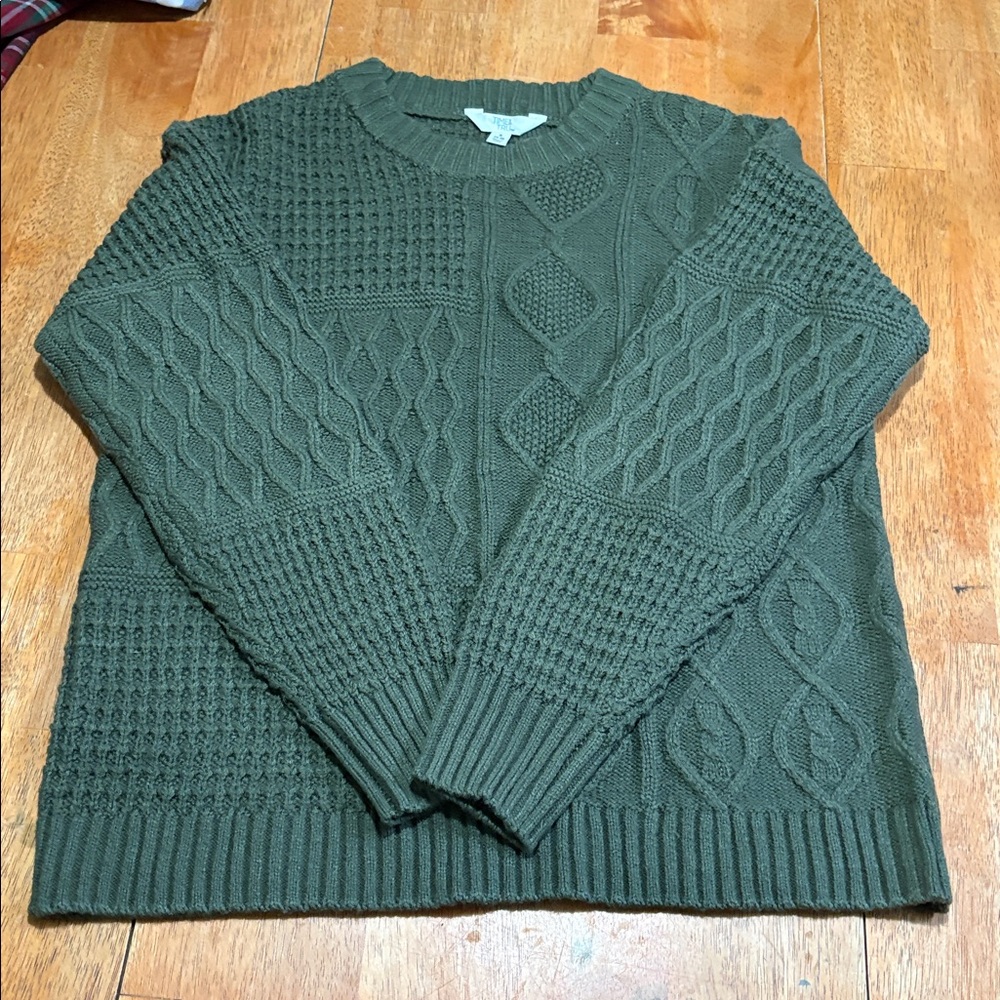 NWT TIME &TRU CABLE KNIT SWEATER - Picture 2 of 8